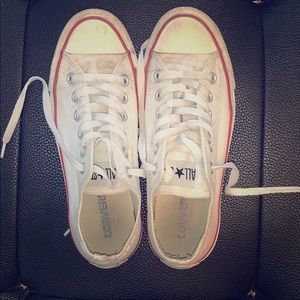 Women’s white converse